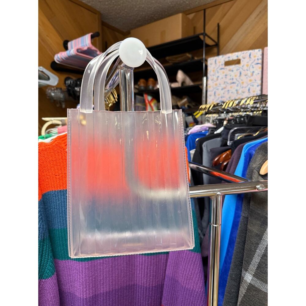 EUC Forever 21 Clear/Matte Cross Body/Top Handle Bag Purse - Picture 8 of 9